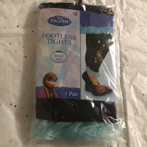 Disney’s frozen girls footless tights - Picture 2 of 8